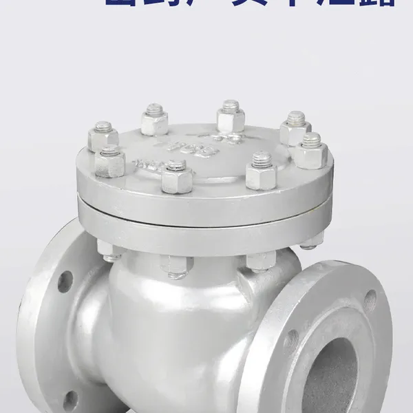 美标不锈钢304法兰连接旋启式止回阀 单向阀 逆止阀H44W-150LB