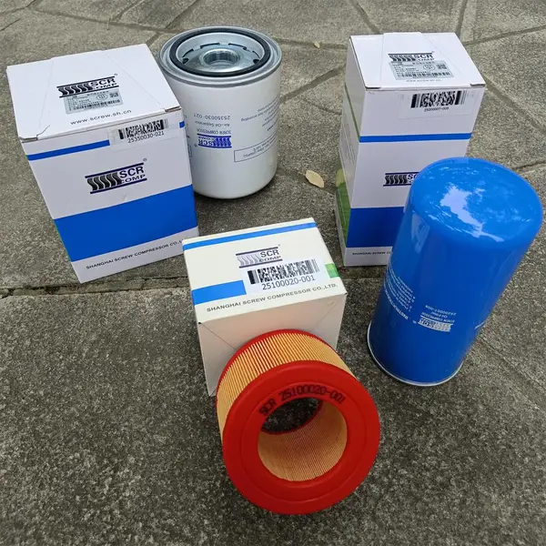 斯可络螺杆式空压机三滤保养耗材 空滤器 油滤器 油气分离器 11-15KW