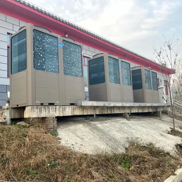 廊坊服装厂商用空气源热泵冷暖系统升级