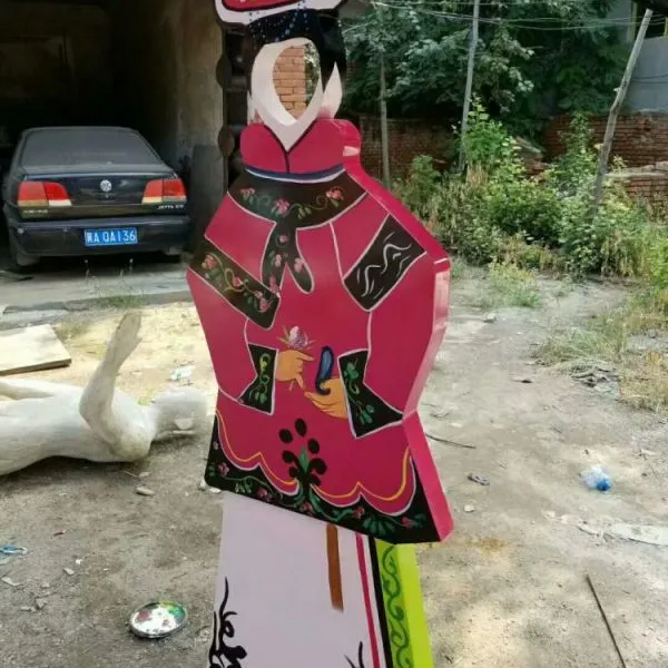 皮影雕塑,特色传统雕塑,皮影雕塑厂家,不锈钢传统皮影雕塑