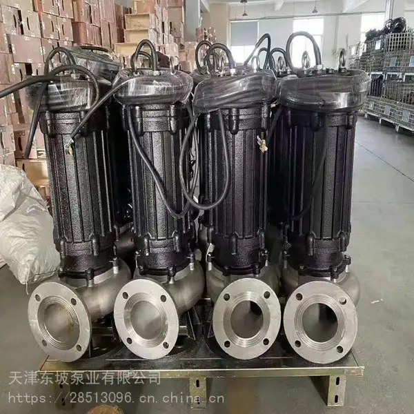 铰刀污水泵 铰刀排污泵 高温潜水泵 东坡100WQ65-22潜污泵