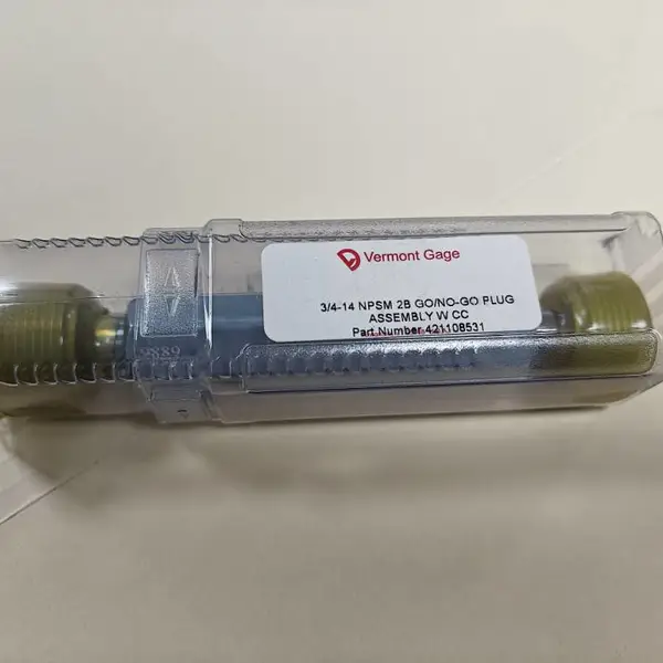 3/4-14NPSM������������Vermont Gage�������������1/8-27NPTF