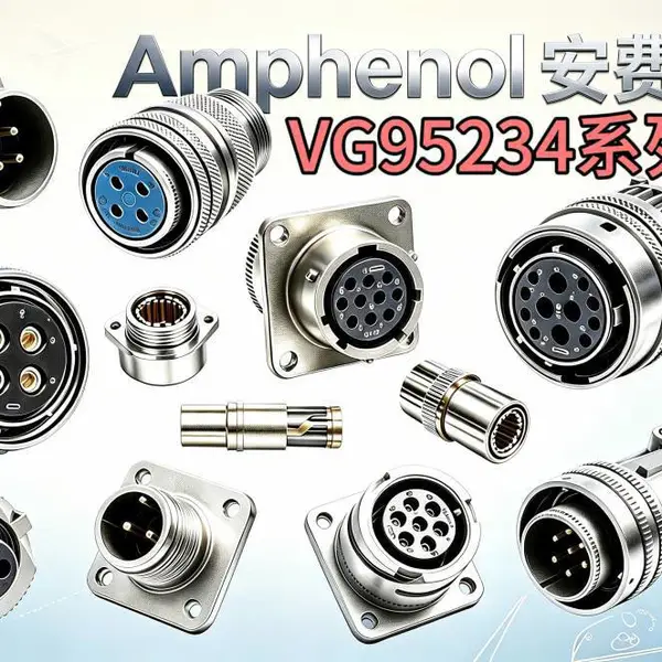 Amphenol VG95234G?28?20PN?21PN G 系列 28 壳体螺纹锁紧圆形连接器