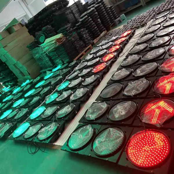 Ф400 红黄绿箭头三单元交通信号灯 SLR-FX40-WT-3X