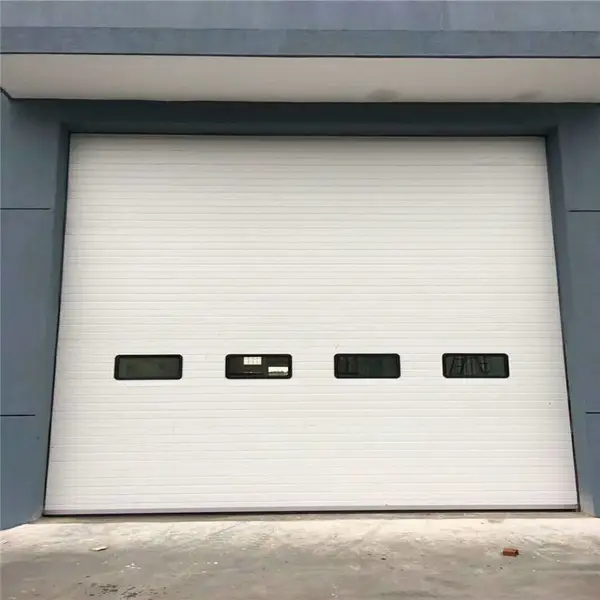彩钢电动滑升门 厂房仓库物流园翻版防盗隔音卷闸门