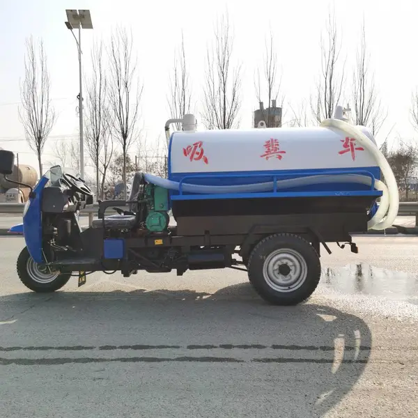 半封闭柴油三轮吸粪车 养殖场抽粪车 农村化粪池抽粪车