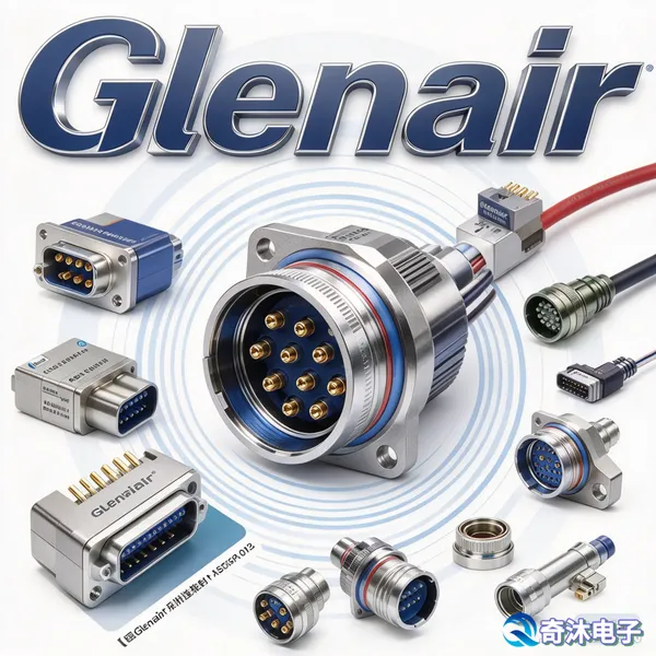 Glenair 805-004-22NF15-200SB 航空连接器 多芯位布局