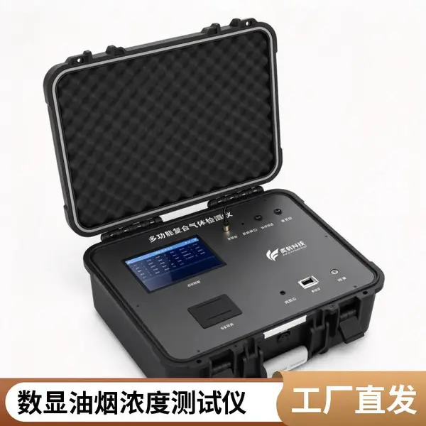 便携式油烟在线检测仪 移动式油烟监测仪 支持现场数据打印