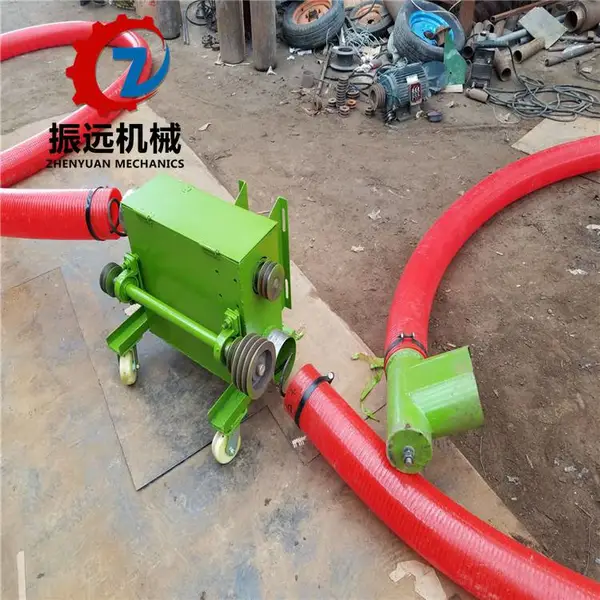 定做6米软管吸粮机 颗粒粮食抽粪机 车载式大豆提升机