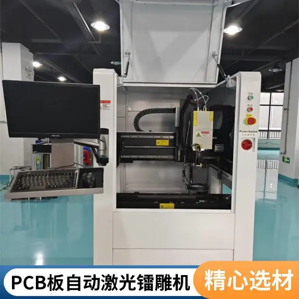 汉云电子 PCB激光打标机PCBA芯片FPC线路板二维码logo激光打码厂