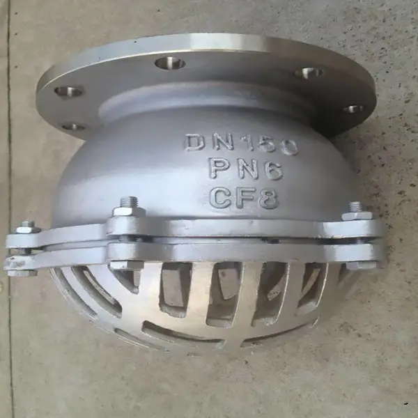 不锈钢法兰底阀 H42W-16P 污水池排水用 升降式底阀水力控制