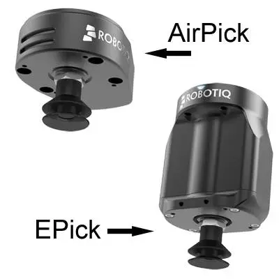 Robotiq EPick和Robotiq AirPick真空吸盘