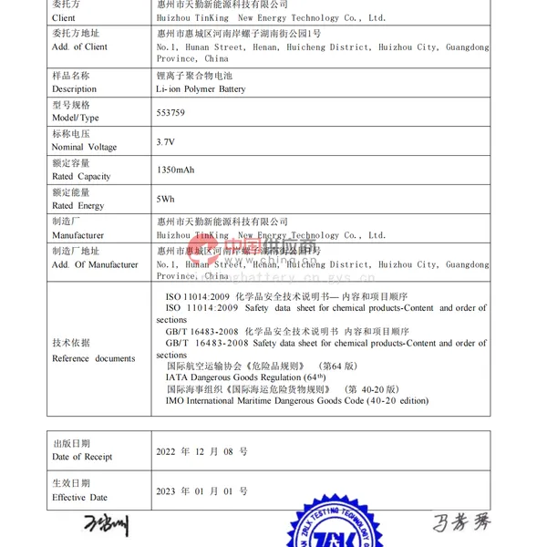 MSDS