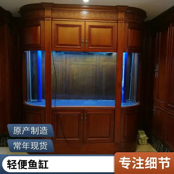 秦海水景 轻量化与高承重 中高端观赏鱼缸 壁挂嵌入式 全自动水质管理
