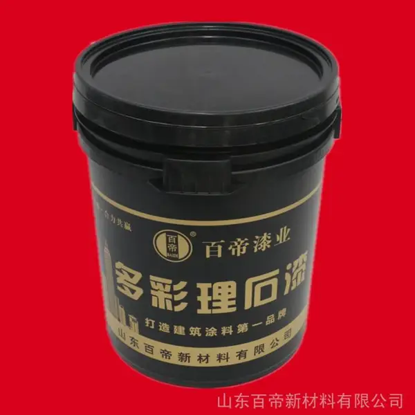 百帝漆业供应 仿石材涂料 外墙水性漆 水包水多彩漆