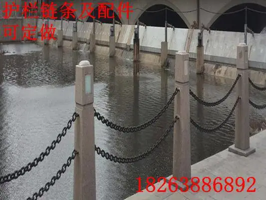 鲁兴各种规格圆环铁链 桥梁护栏链条产地货源