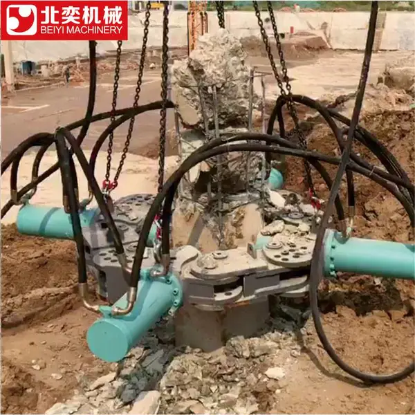 无锡截桩机 破桩头 破桩机 可以破0.4-2.5米水泥灌注桩
