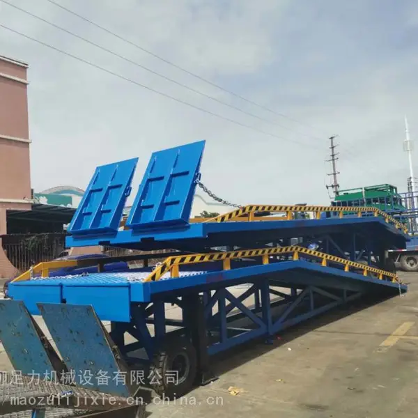 厂家供应中山10吨装货爬坡升降台 货柜上货桥 装柜平台价格