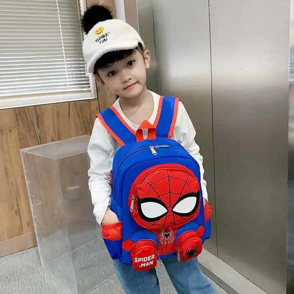 小学生书包一二年级幼儿园中班大班男女童卡通造型双肩包批发