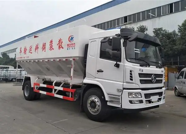 柳汽乘龙颗粒饲料***车-拉饲料汽车常用车型大全