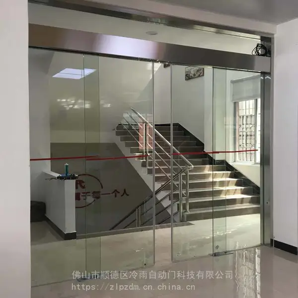 低价批发肇庆四会感应门,松下Panasonic玻璃平移电动门,超市自动玻璃门