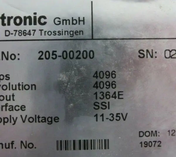 TR ELECTRONIC 205-00200编码器