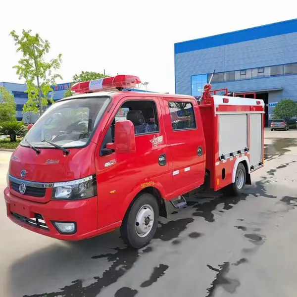 水罐消防车 小型东风途逸应急救火车 物业小区救火车