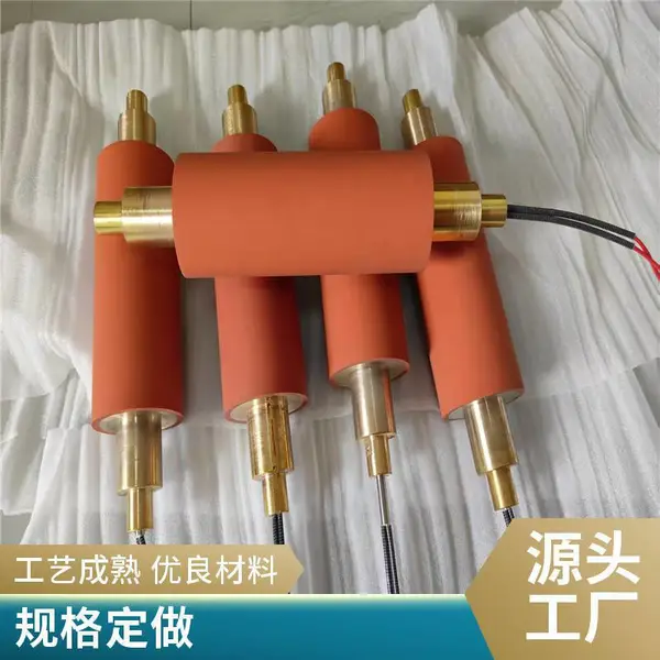 加热复合胶辊传送带 高温输送压合辊包胶 运转灵活 大小规格定制