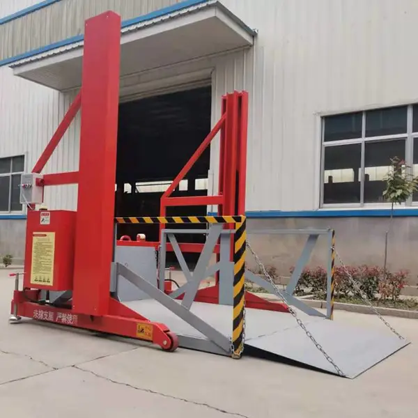 杭州小型移动卸货平台载重2吨3吨 电动液压小型升降机登车桥2吨