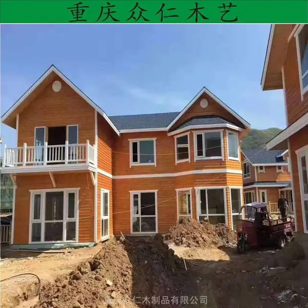 泸州景区防腐木休闲小木屋 实木景观木屋设计安装 众仁木艺