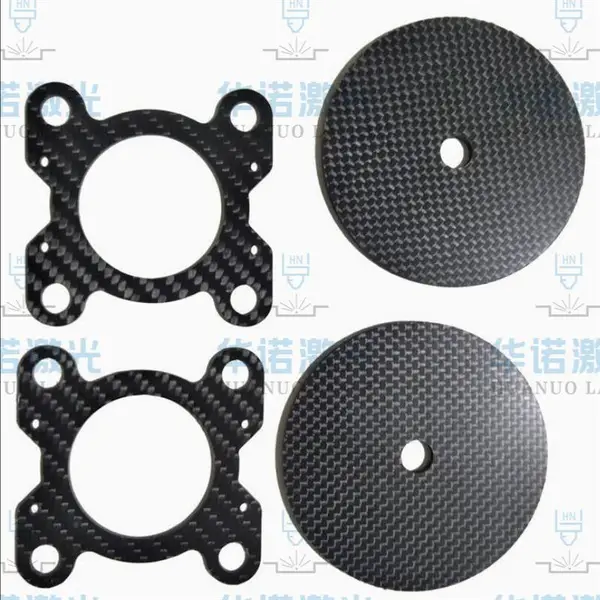 碳纤维模型激光雕刻 打孔加工 碳纤维预浸料激光模切 个性定制