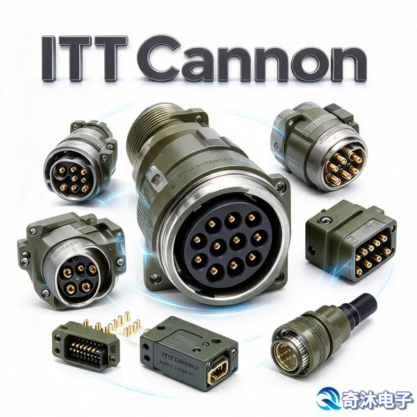 ITT Cannon MKJ1A7W6-6PAF0 航空连接器 屏蔽抗干扰 军标品质