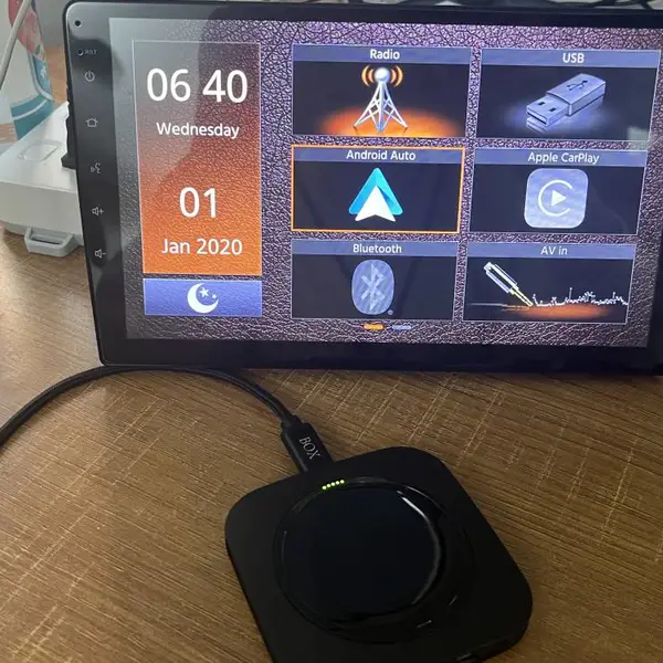 Ai智能车盒原车有线CP/AA转安卓 支持原车Android Auto升级安卓系统