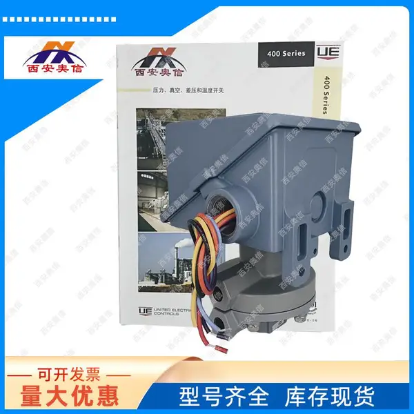 滤网差压控制器 J400K-457-1010/DPDT双报警 美国UE开关代理