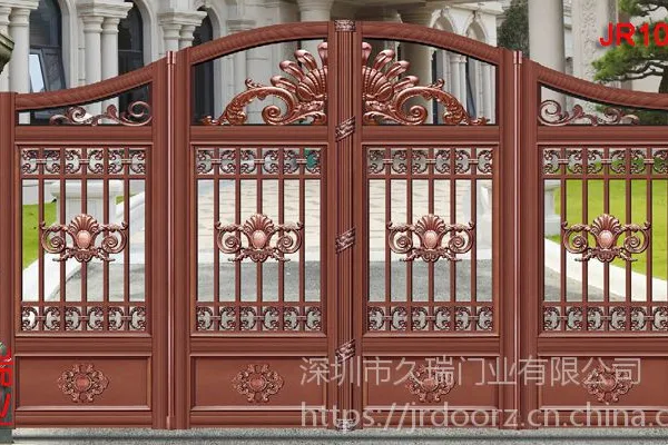 德州悬浮折叠门生产厂家+电动铝艺悬浮折叠门-久瑞门业