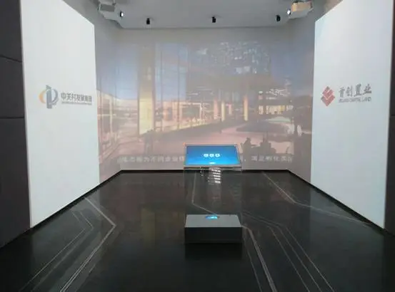 空凌触摸一体机 水晶讲台 透明触摸操控台