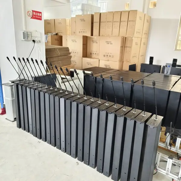 嵌入式升降话筒一体机 无纸化会议系统升降器 源头直供