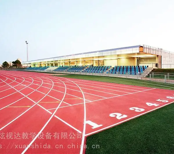 塑胶跑道篮球场地板人造草坪悬浮硅PU地板运动跑道