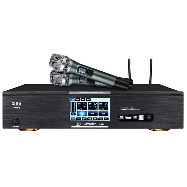 XULA VA400 三合一娱乐一体机(话筒、前级、功放)/功率400W*2