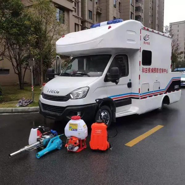 灾区消毒喷雾车野外医院流动作业车-疾控中心专供
