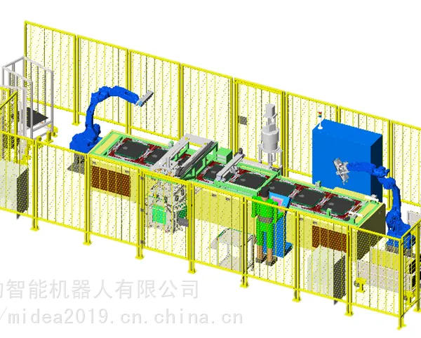 多头灶面盖自动化滴胶,实现自动点胶搬运提高产能