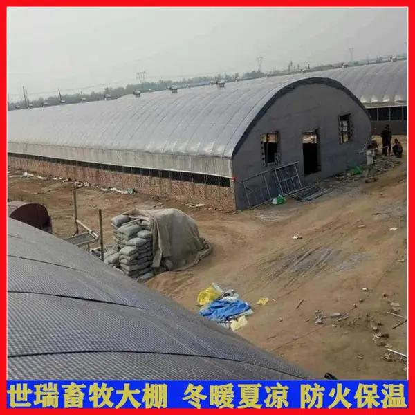 养鸡大棚建造厂家 保温防火养鸡棚搭建 养鸡舍安装