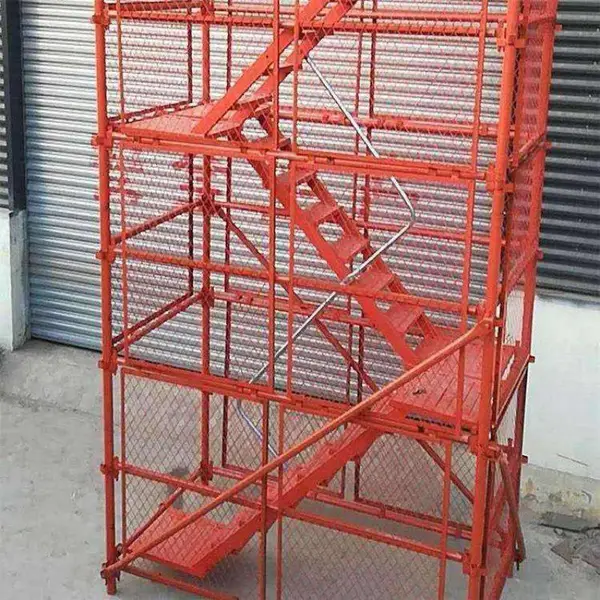 市政梯笼 桥梁施工安全爬梯 盖梁施工平台 墩柱平台通道笼梯