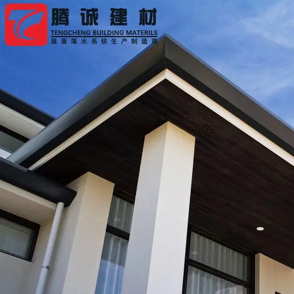 定制彩铝檐沟_半圆形天沟_3003防锈铝_湖南洪江旧房改造项目