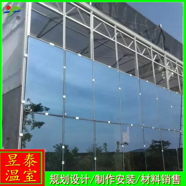 昱泰 智能连栋玻璃温室 风机湿帘降温节能 蔬菜大棚YTWSWL1775