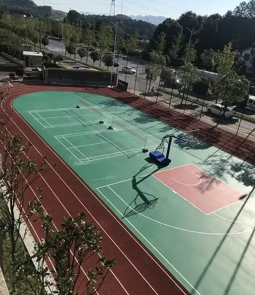 丙烯酸球场硅PU球场-江西特冠体育-江西井冈山市丙烯酸球场