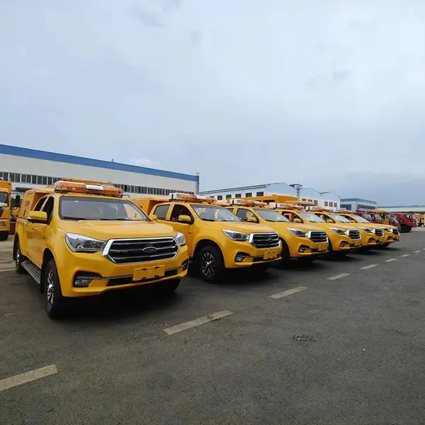 庆铃五十铃皮卡抢险车 电源发电应急排水救险车 运行稳定