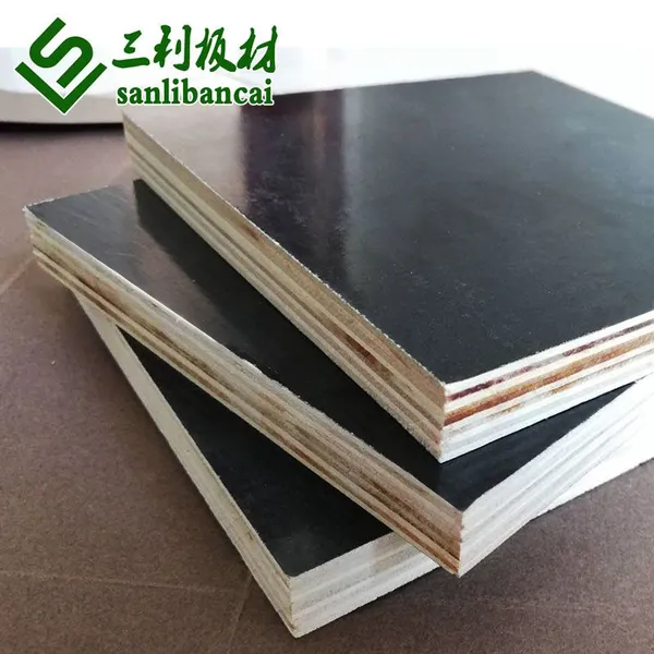 楼房施工支壳子用防水建筑模板一级杨木整芯黑色防水膜建筑模板