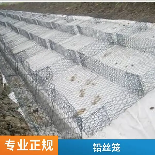 西安格宾石笼网厂家 现货2*1*1米铅丝网雷诺护垫防洪包固滨笼厂家