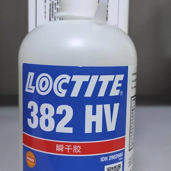 汉高乐泰LOCTITE 382 HV单组分 高粘度 凝胶状 氰基丙烯酸酯瞬干胶500g